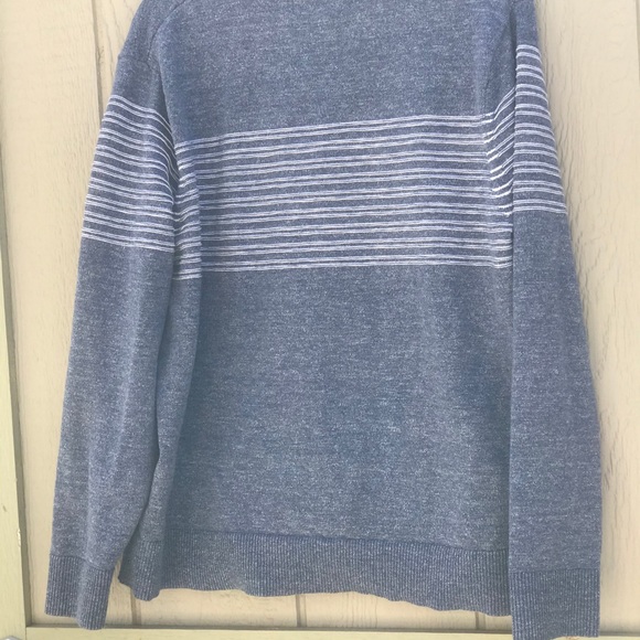 Blue and White striped sweater - Picture 3 of 3